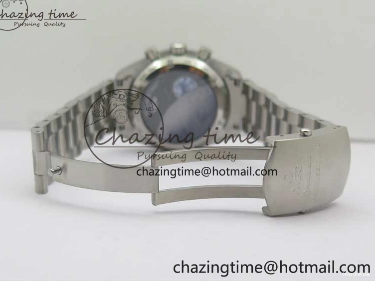 0416 Speedmaster SS Snoopy Apollo OMF Best Edition White Dial on SS Bracelet Venus EasyCare 7877